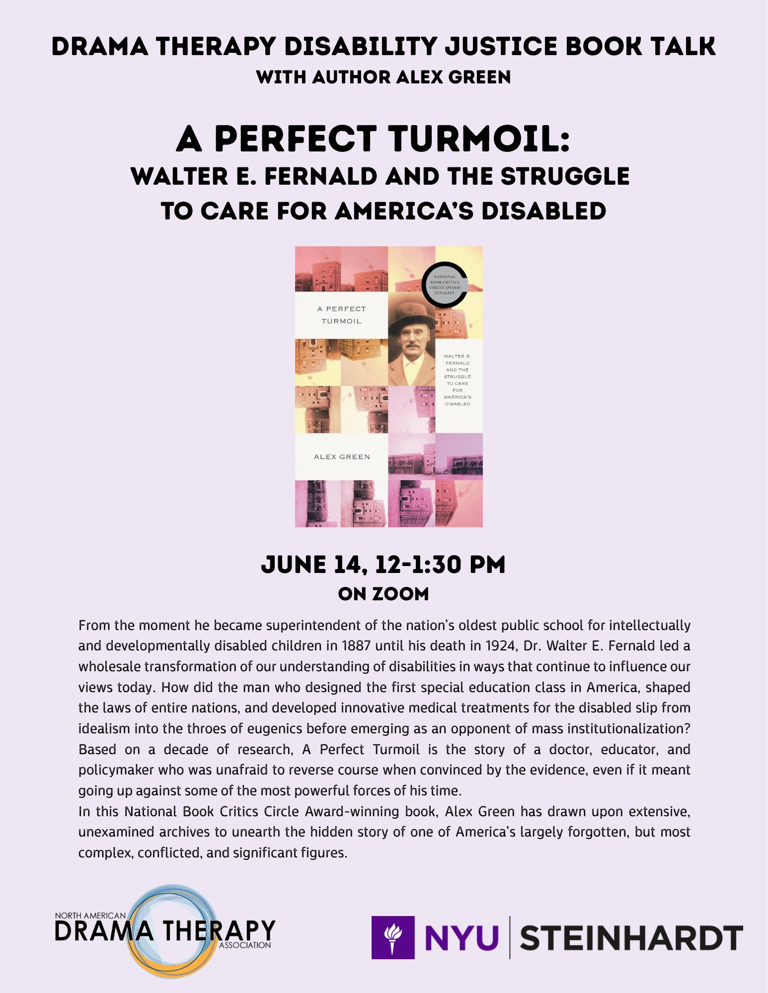 Drama Therapy Disability Justice Book Talk